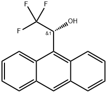 (R)-(-)-1-(9-蒽基)-2,2,2-三氟乙醇 结构式