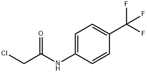 2-氯-N-[4-(三氟甲基)苯基]乙酰胺 结构式