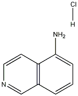 5-氨基异喹啉盐酸盐 结构式