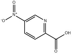 5-硝基-2-吡啶甲酸 结构式