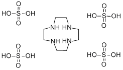 四氮杂-12-冠-4四硫酸盐 结构式