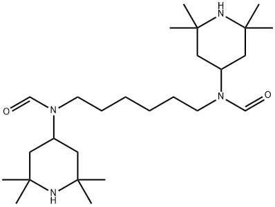 N,N'-(己烷-1,6-二基)双(N-(2,2,6,6-四甲基哌啶-4-基)甲酰胺) 结构式