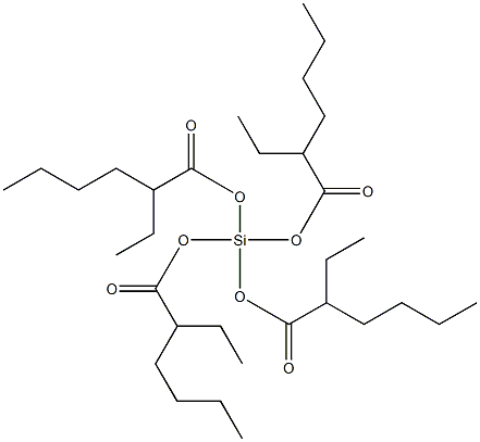 2-乙基己酸硅(IV) 结构式