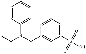N-乙基-N-苄基苯胺-3'-磺酸 结构式