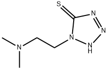 1-(2-二甲基氨基乙基)-1H-5-巯基四唑 结构式