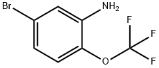 5-溴-2-(三氟甲氧基)苯胺 结构式