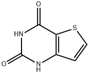 2,4-二羟基噻吩并[3,2-d]嘧啶 结构式