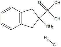 (2-氨基-1,3-二氢茚-2-基)膦酸盐酸盐 结构式