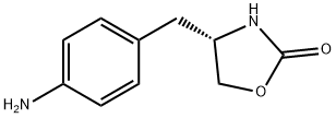 (S)-4-(4-氨基苄基)-2-噁唑烷酮 结构式