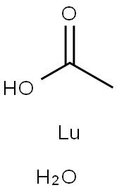 乙酸镥(III)水合物 结构式