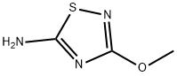 5-氨基-3-甲氧基-1,2,4-噻二唑 结构式