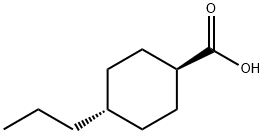 反-4-丙基环己甲酸 结构式