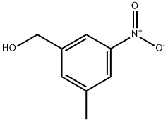 3-甲基-5-硝基苯甲醇 结构式