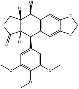 鬼臼毒素 结构式