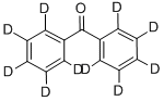 苯甲酮-D10 结构式