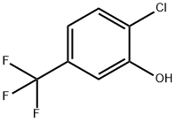 2-氯-5-(三氟甲基)苯酚 结构式