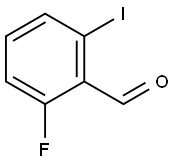 2-氟-6-碘苯甲醛 结构式