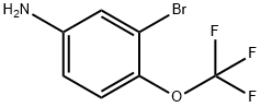 3-溴-4-三氟甲氧基苯胺 结构式