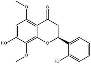 2',7-二羟基-5,8-二甲氧基黄烷酮 结构式