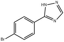 3-(4-溴苯基)-1H-1,2,4-三唑 结构式