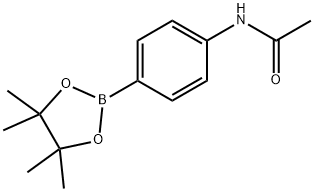 4-乙酰基氨基苯硼酸频哪醇酯 结构式
