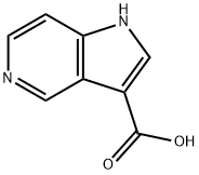 5-氮杂吲哚-3-甲酸 结构式