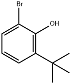 2-溴-6-叔丁基苯酚 结构式