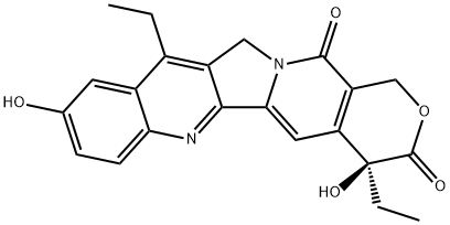 7-乙基-10-羟基喜树碱 结构式