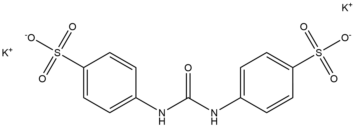 二苯基脲双磺酸钾 结构式