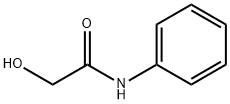 2-羟基-N-苯基乙酰胺 结构式