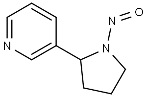 N-亚硝基降烟碱 结构式