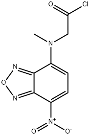 4-(N-氯甲酰甲基-N-甲氨基)-7-硝基-2,1,3-苯并恶二唑 结构式