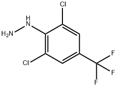 2,6-二氯-4-(三氟甲基)苯肼 结构式