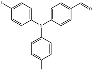 4-(双(4-碘苯基)氨基)苯甲醛 结构式