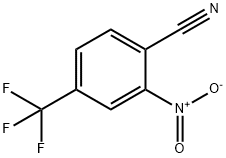 2-硝基-4-(三氟甲基)苯甲腈 结构式