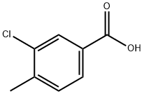 3-氯-4-甲基苯甲酸 结构式
