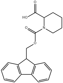 N-Fmoc-哌啶-2-甲酸 结构式
