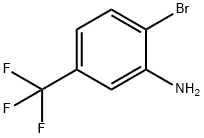 2-溴-5-三氟甲基苯胺 结构式