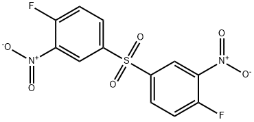 双(4-氟-3-硝基苯基)砜 结构式