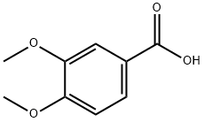 3,4-二甲氧基苯甲酸 结构式