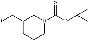 N-Boc-3-碘甲基哌啶 结构式