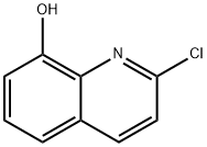 2-氯-8-羟基喹啉 结构式