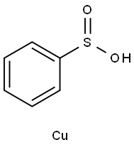 水合苯亚磺酸铜(II) 结构式