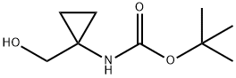 Boc-1-氨基环丙烷甲醇 结构式