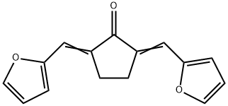 2,5-双(呋喃-2-基亚甲基)环戊酮 结构式