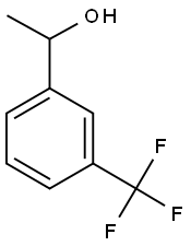 1-(3-三氟甲基苯基)乙醇 结构式