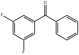 3,5-二氟苯甲酮 结构式