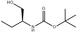N-Boc-(S)-(-)-2-氨基-1-丁醇 结构式