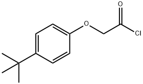 4-叔丁基苯氧基乙酰氯 结构式