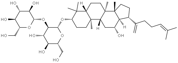 人参皂苷Rk1 结构式